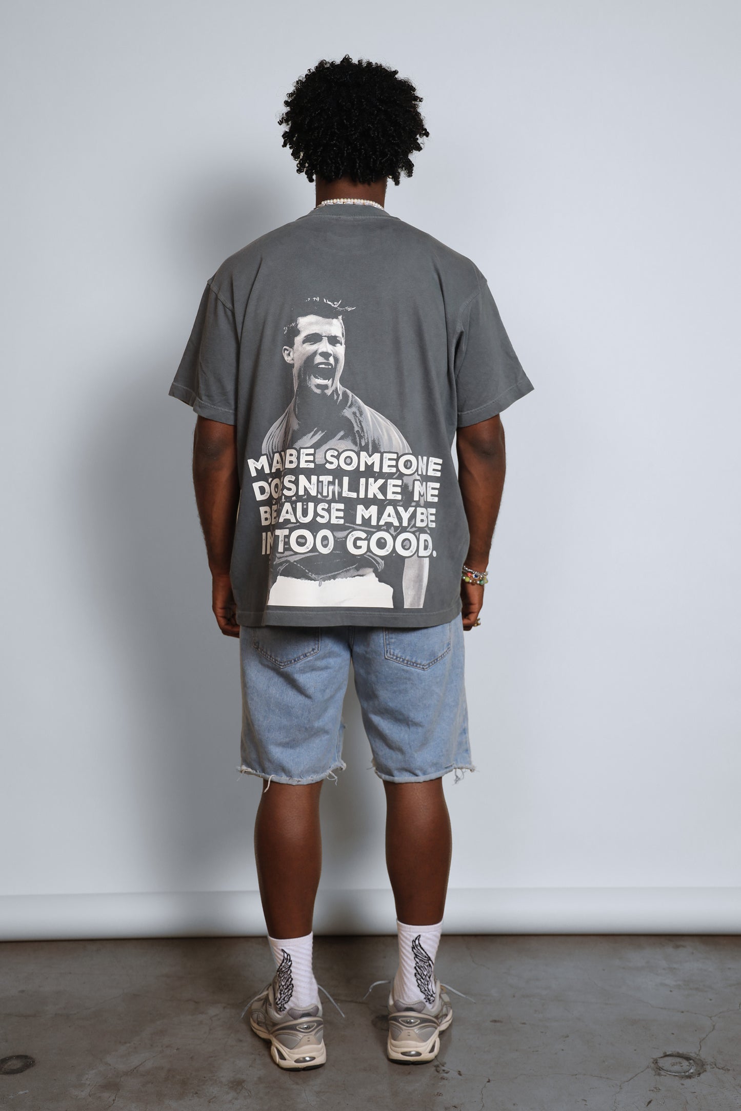 CR BOX CONCRETE GREY TEE