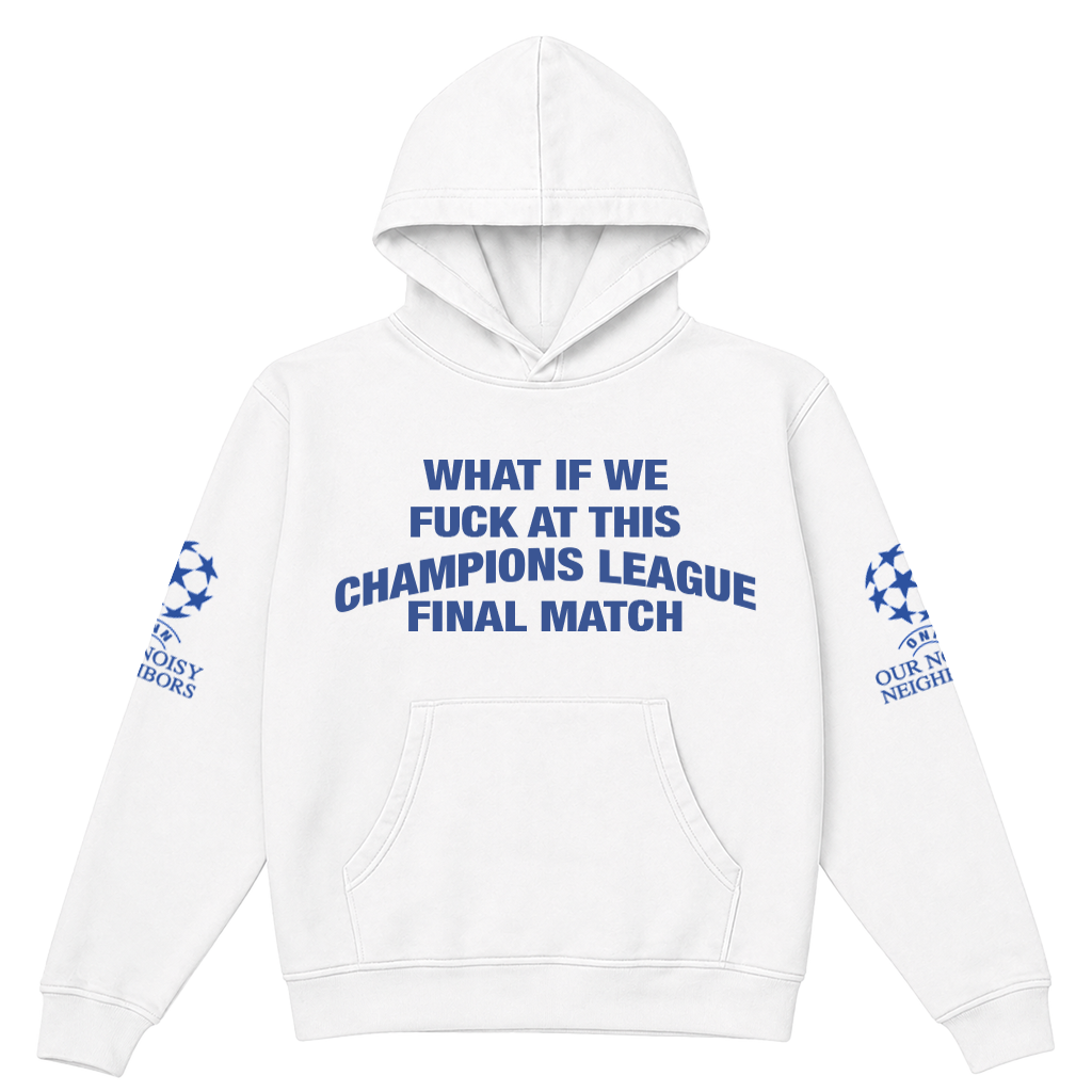 CL FINAL MATCH WHITE HOODIE