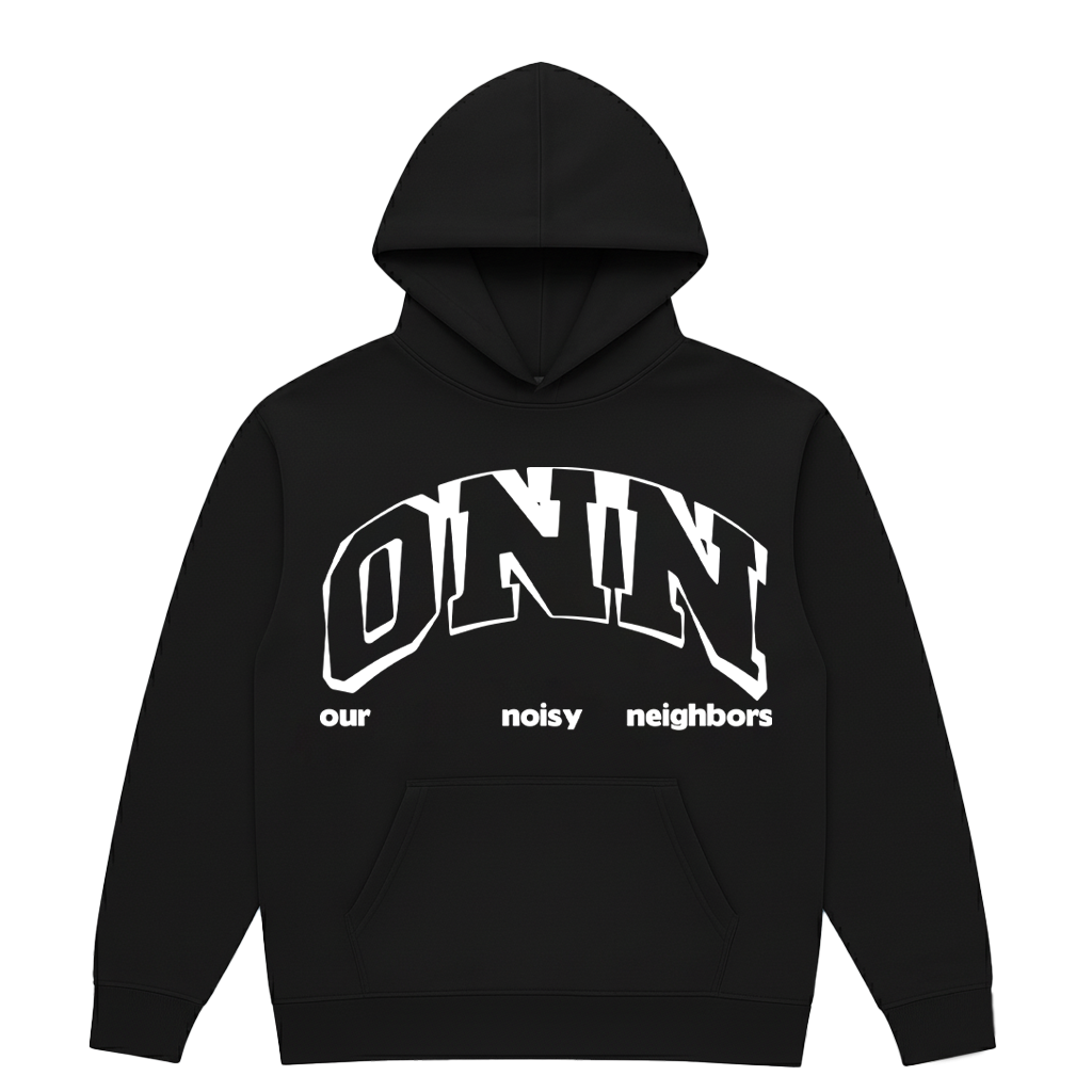LOGO BLACK HOODIE