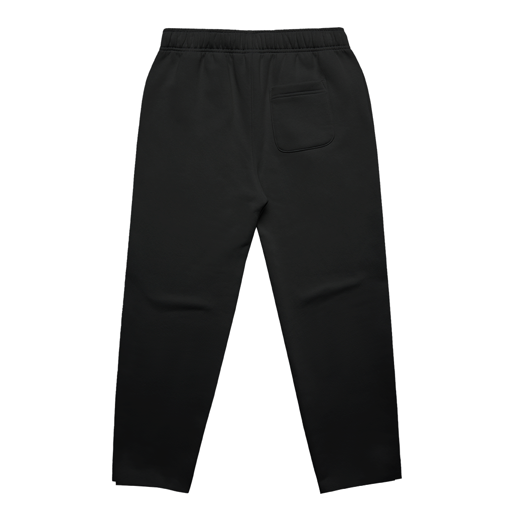LOGO RELAX FIT BLACK PANTS