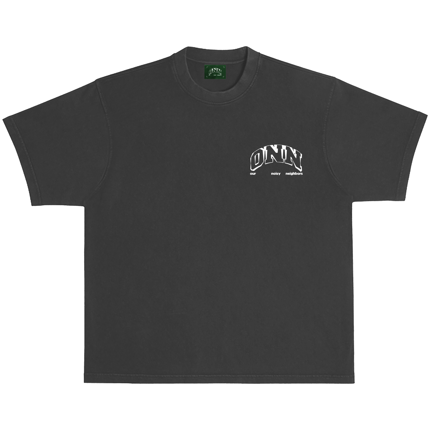 LOGO VINTAGE BLACK TEE