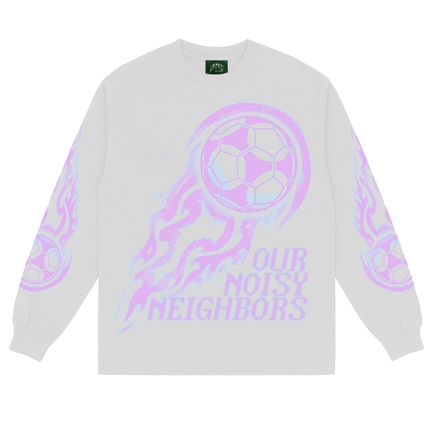 ONN FLAME WHITE LS TEE