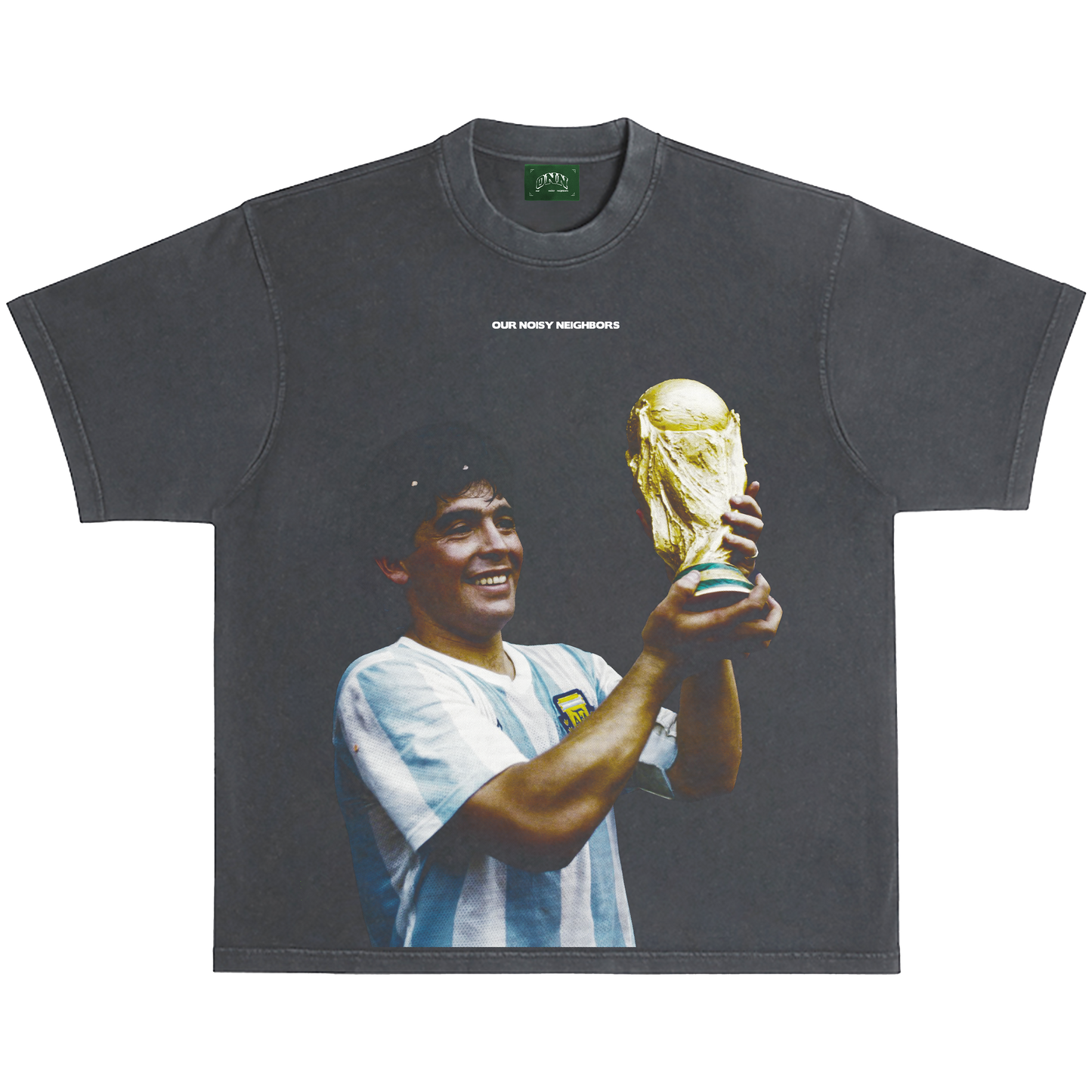 WC MARADONA VINTAGE BLACK TEE