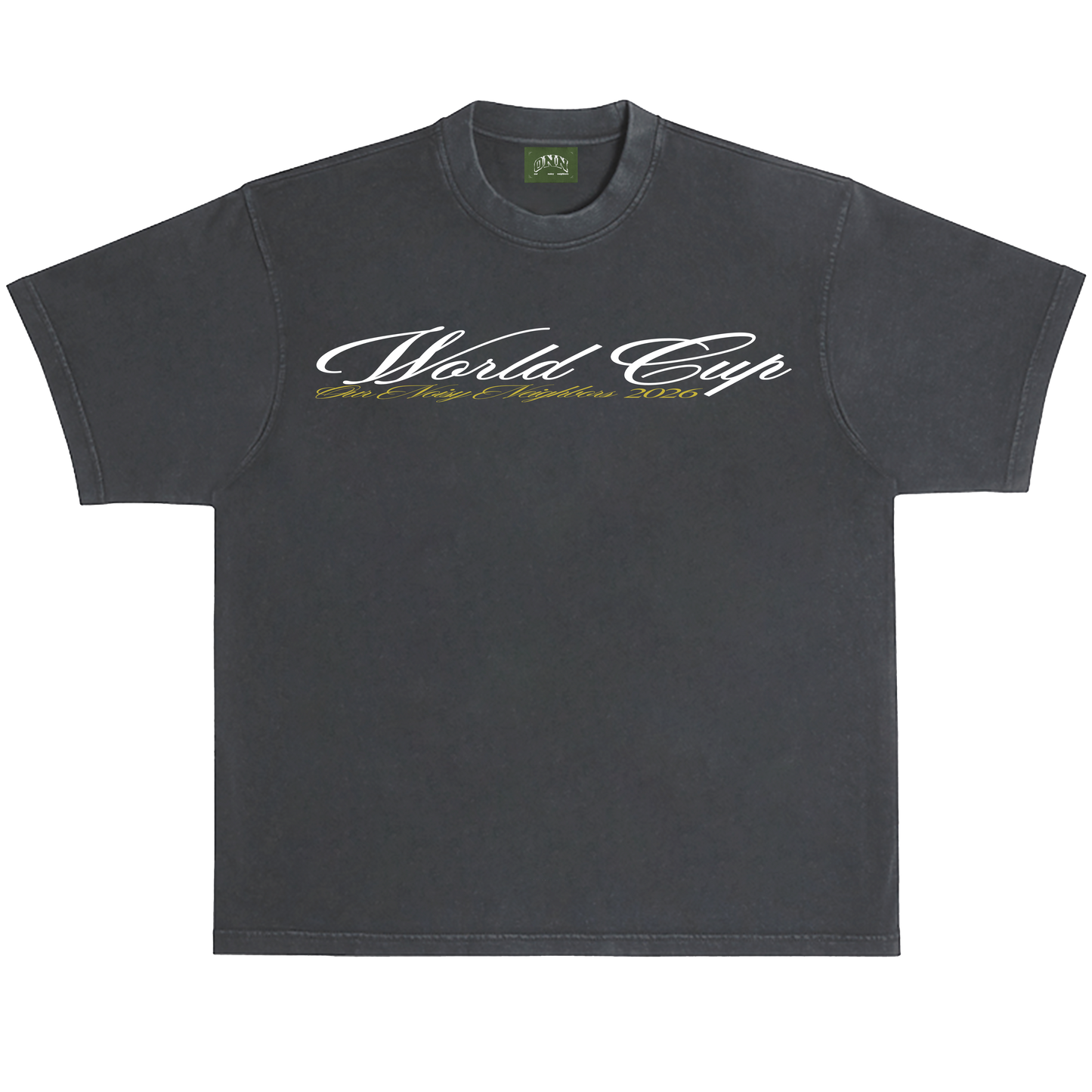 WC26 TROPHY VINTAGE BLACK TEE