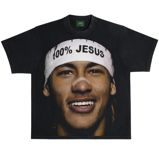 100% JESUS BLACK TEE