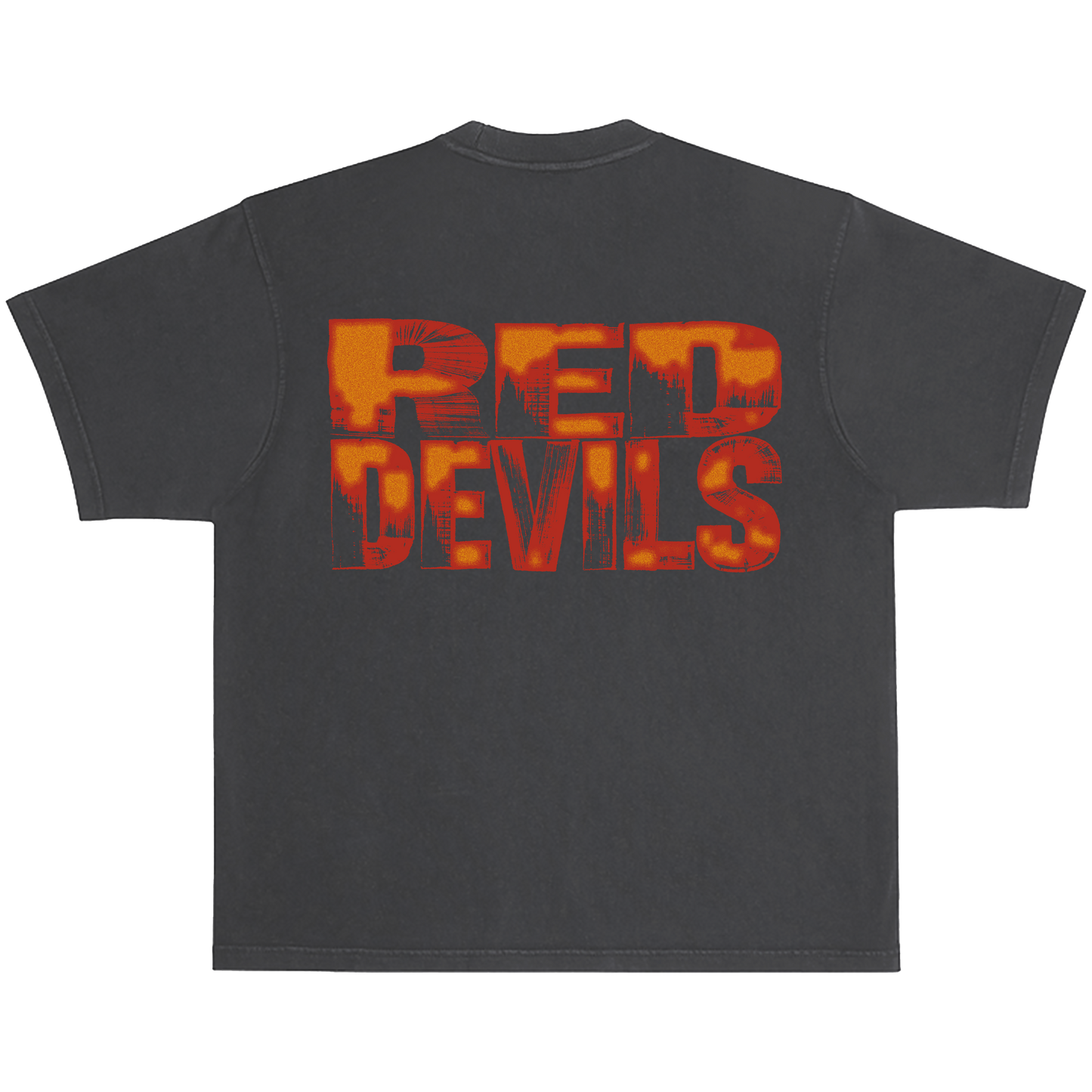 RED DEVILS 2008 VINTAGE BLACK TEE