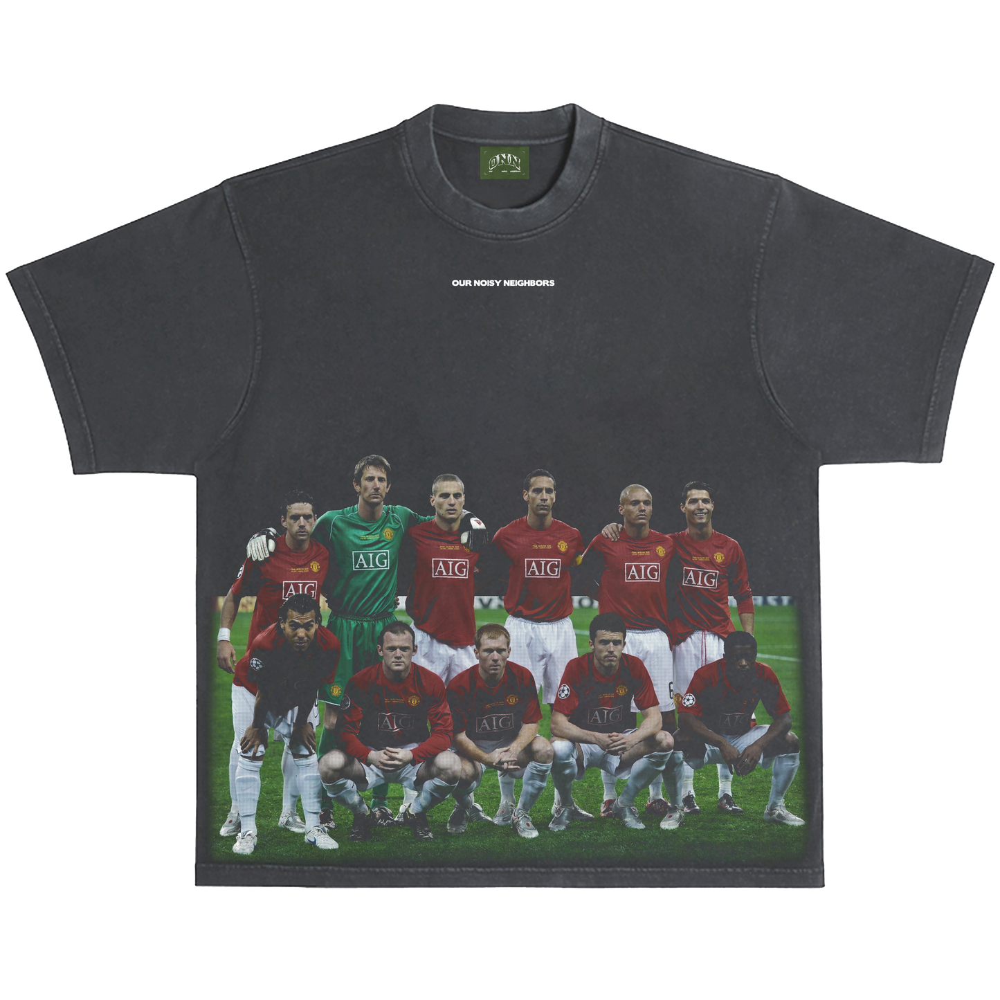 RED DEVILS 2008 VINTAGE BLACK TEE