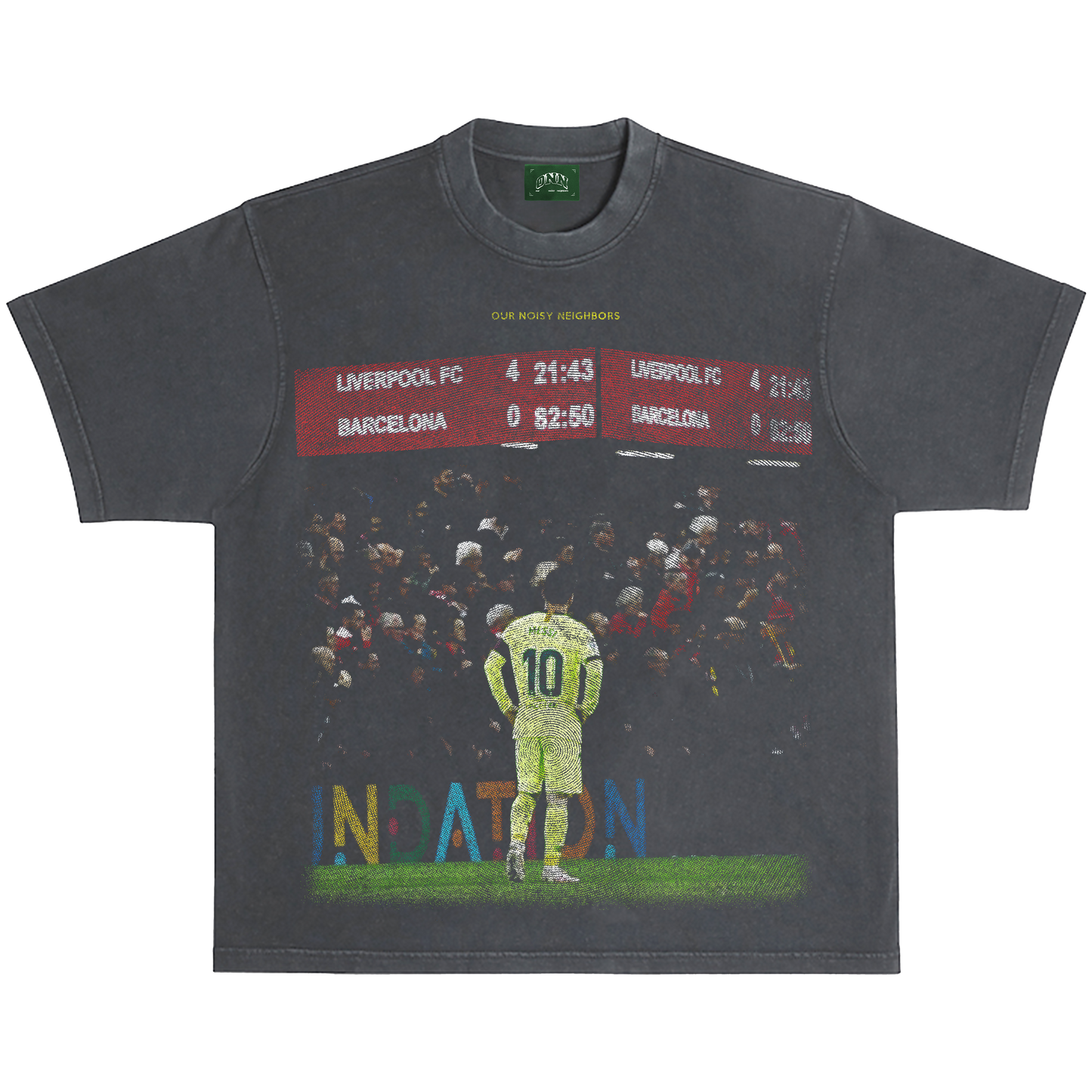 4-0 YNWA VINTAGE BLACK TEE