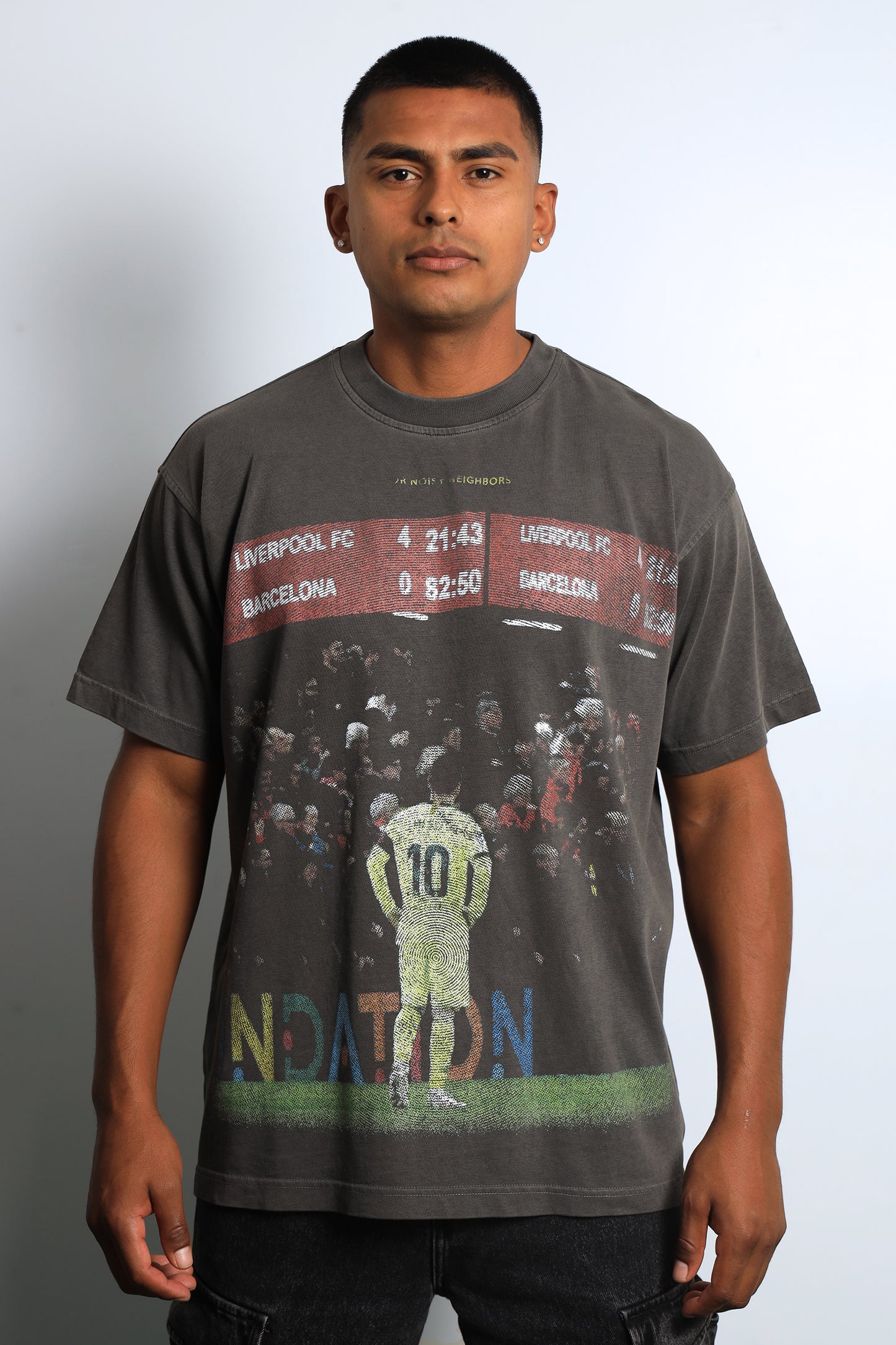 4-0 YNWA VINTAGE BLACK TEE
