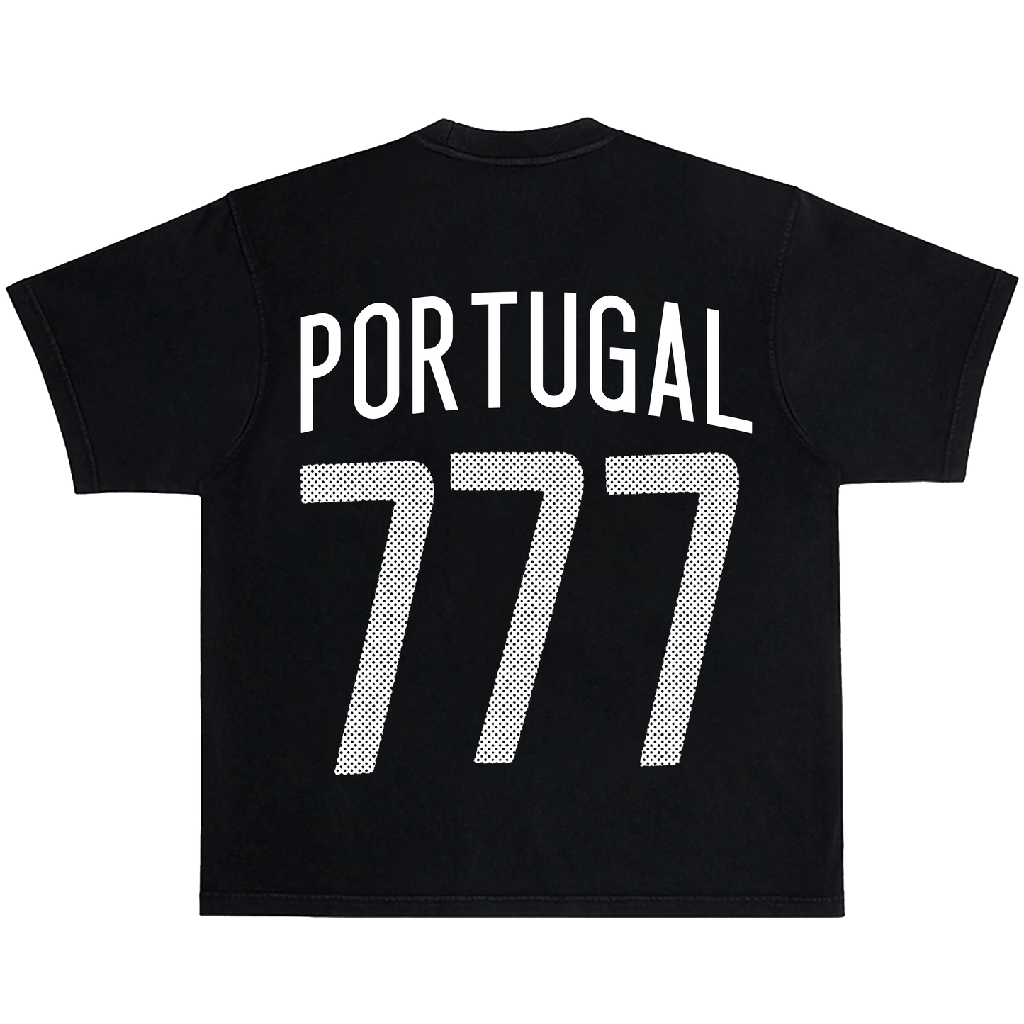 777 PORTUGAL BLACK TEE