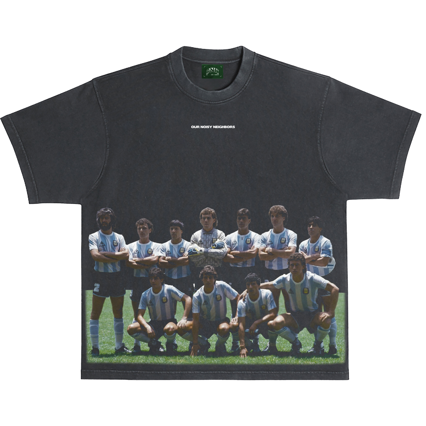 ARGENTINA 86 VINTAGE BLACK TEE