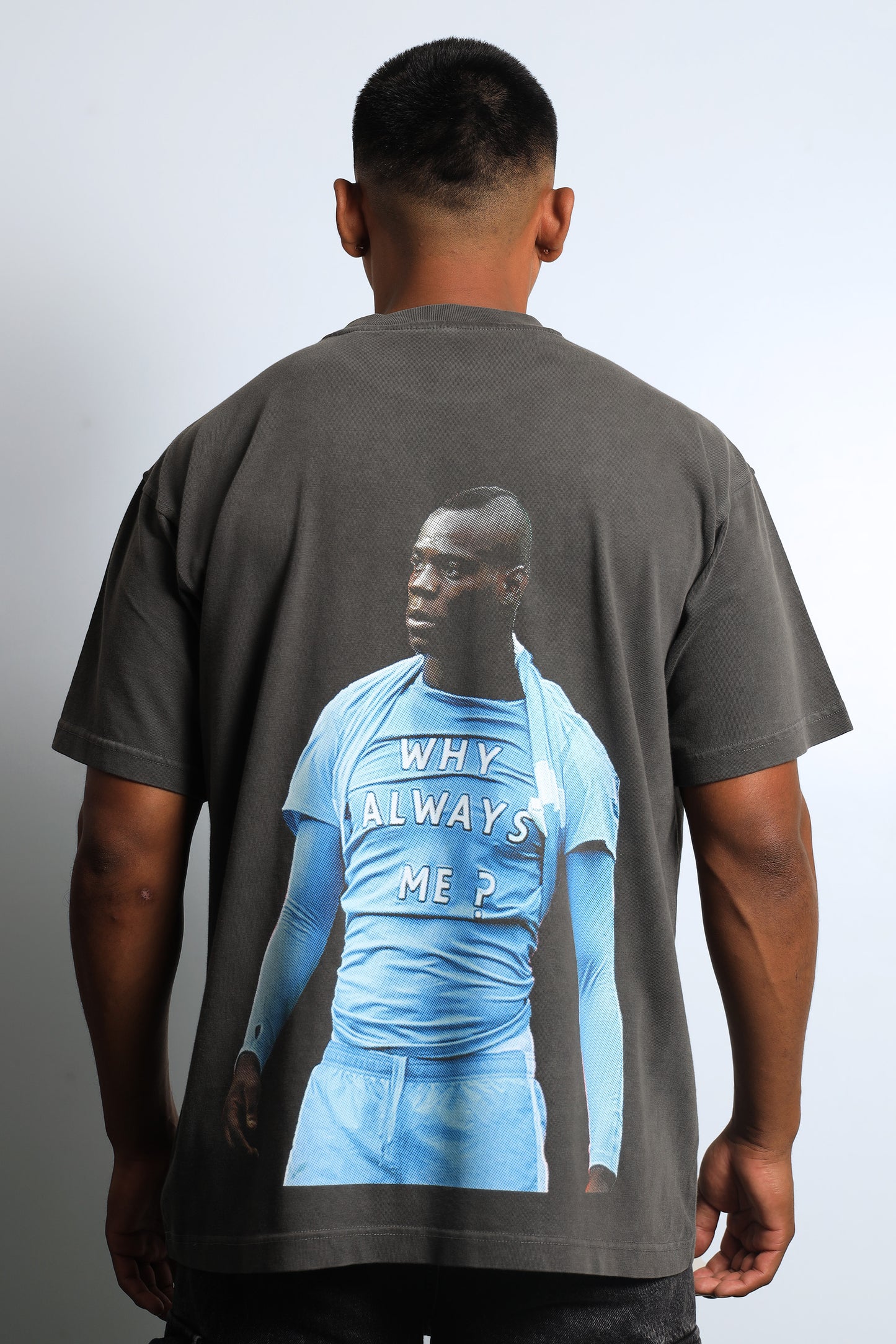 BALOTELLI BOX VINTAGE BLACK TEE