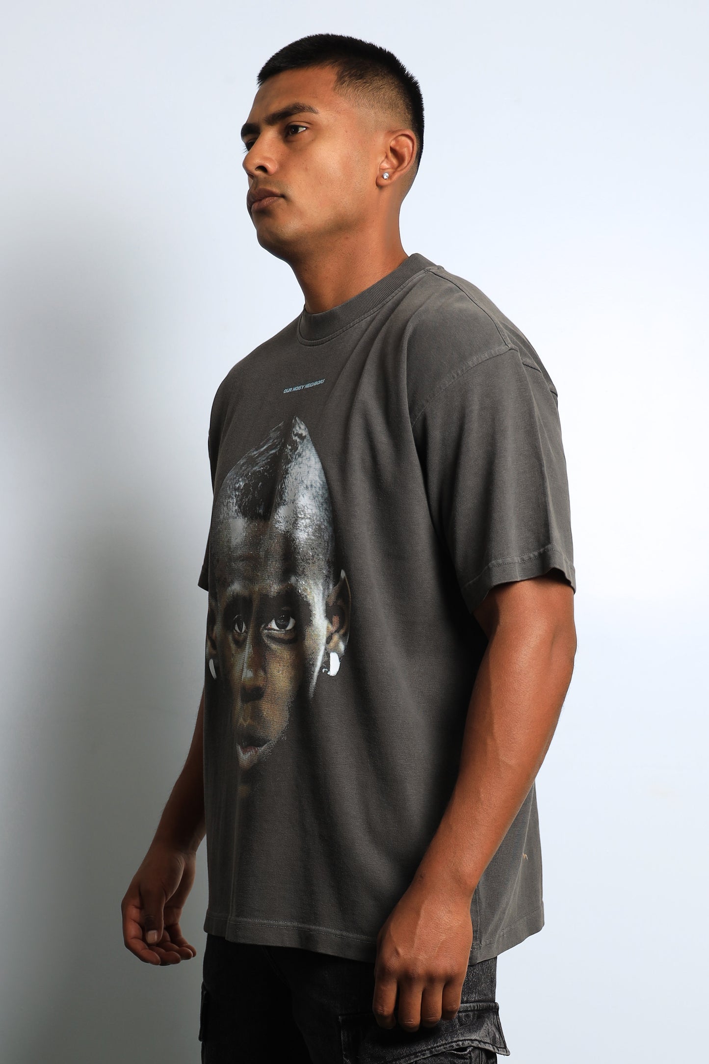 BALOTELLI BOX VINTAGE BLACK TEE