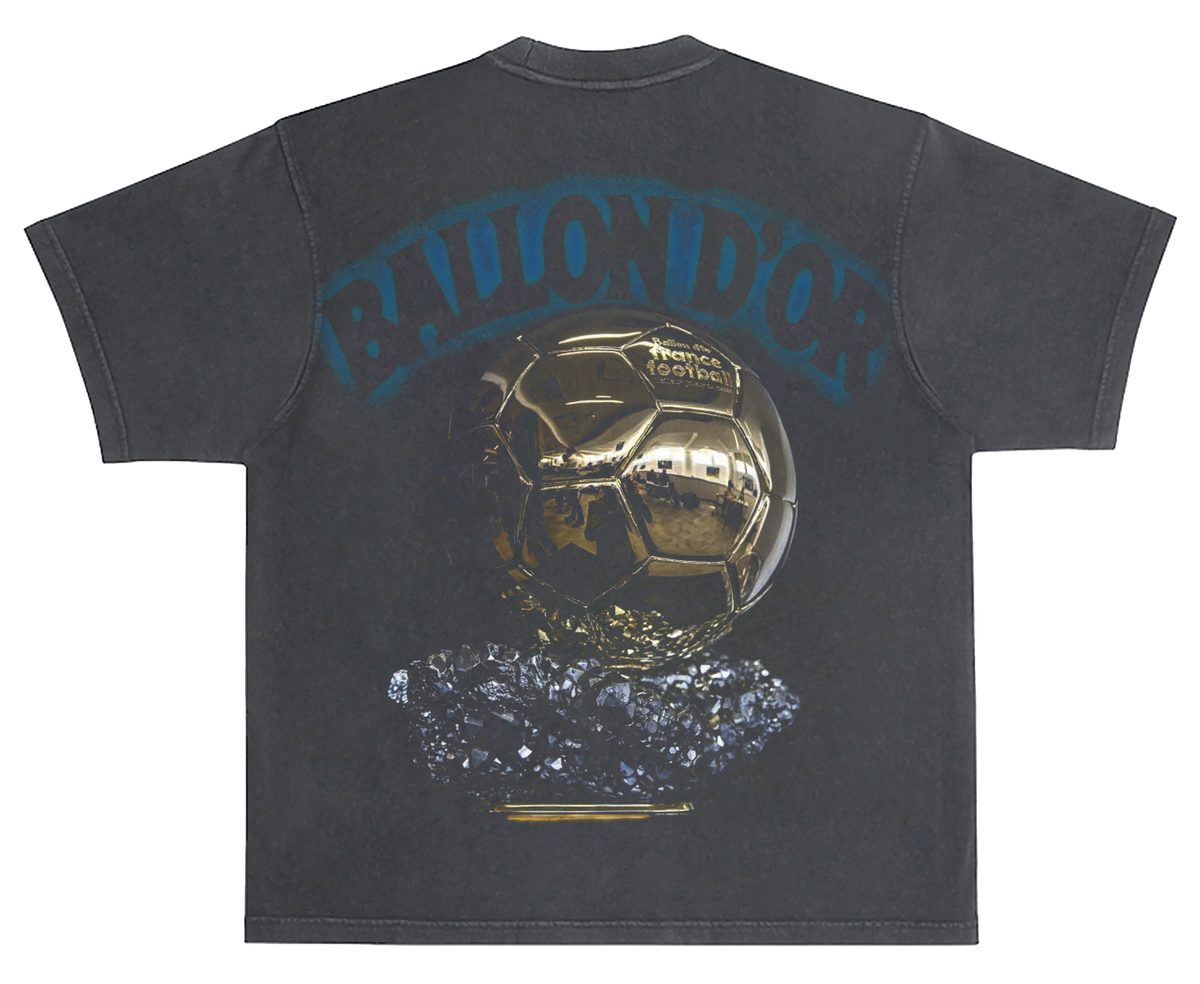 KANE BALLON D'OR VINTAGE BLACK TEE