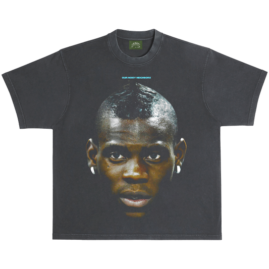 BALOTELLI BOX VINTAGE BLACK TEE