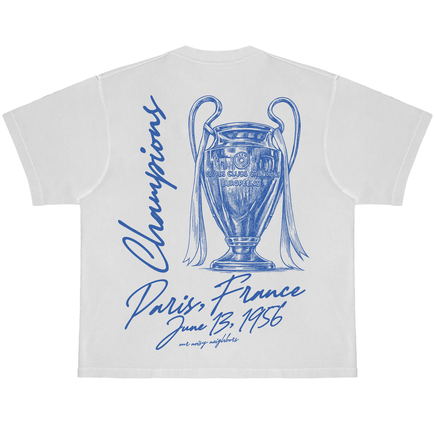 CHAMPIONS TROPHY WHITE TEE