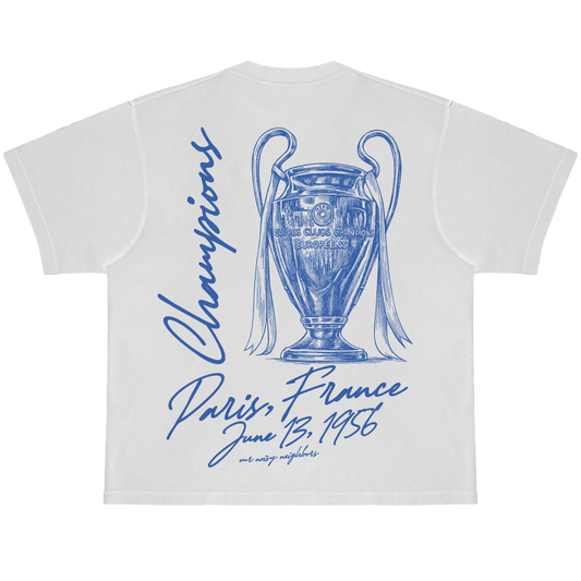 CHAMPIONS TROPHY WHITE TEE