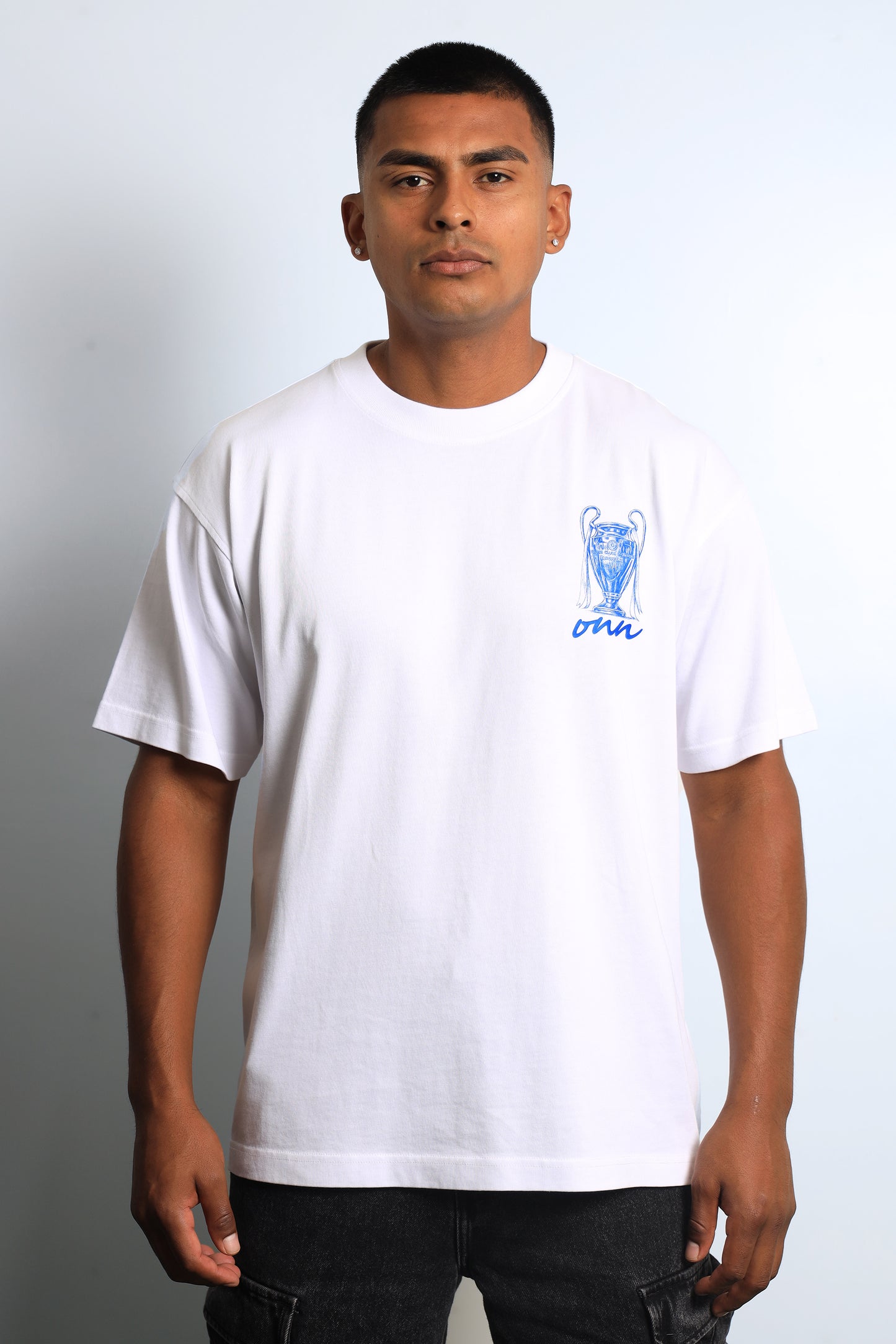 CHAMPIONS TROPHY WHITE TEE
