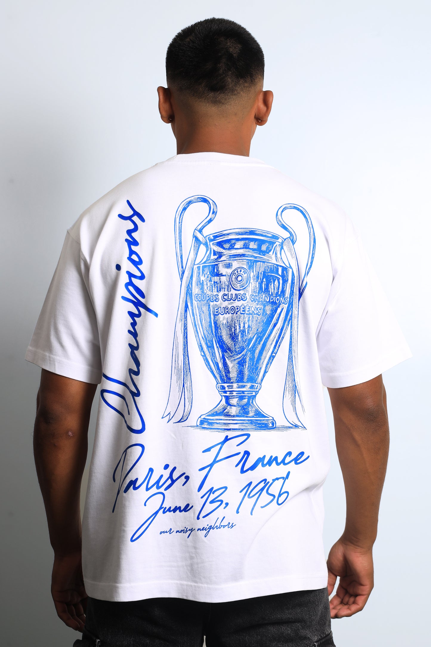 CHAMPIONS TROPHY WHITE TEE