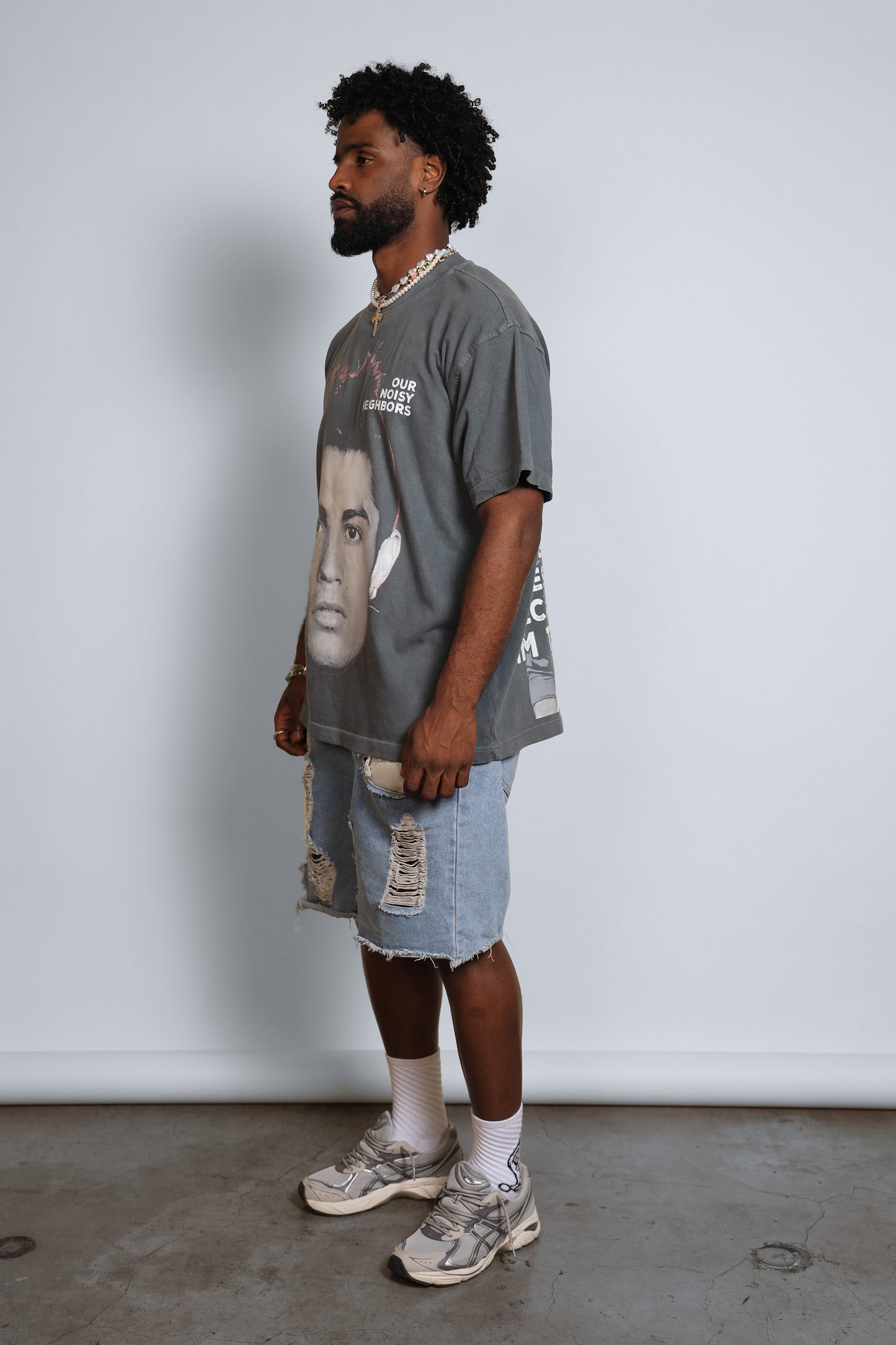 CR BOX CONCRETE GREY TEE
