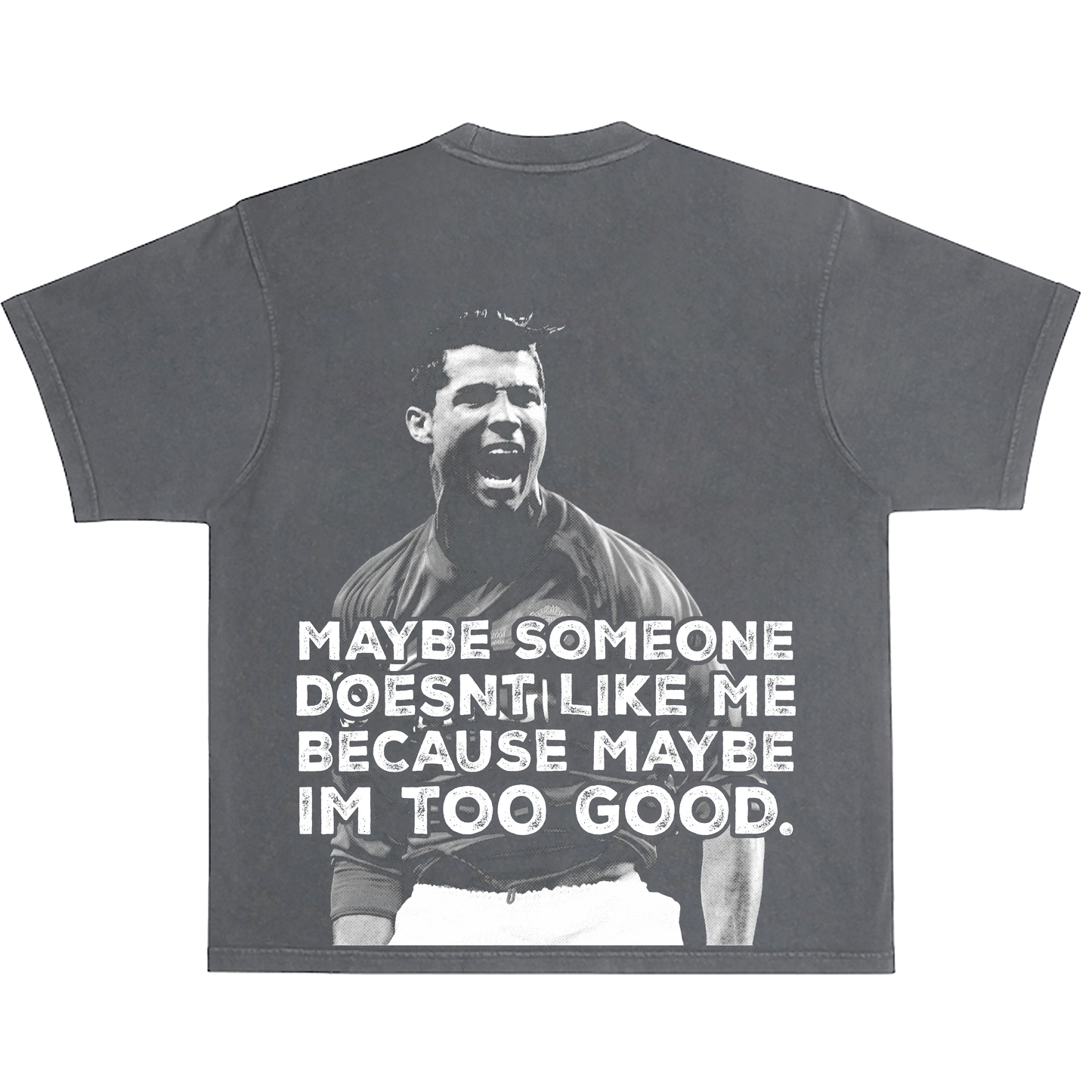 CR BOX CONCRETE GREY TEE