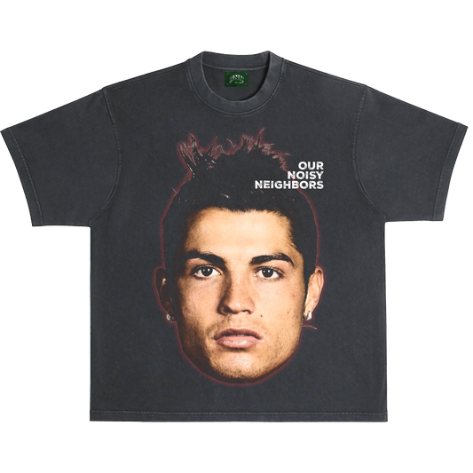 CAMISETA CR BOX VINTAGE NEGRA