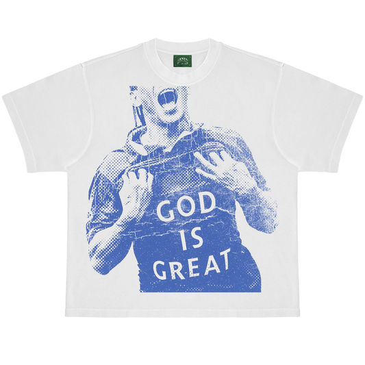 GOD IS GREAT WHITE TEE