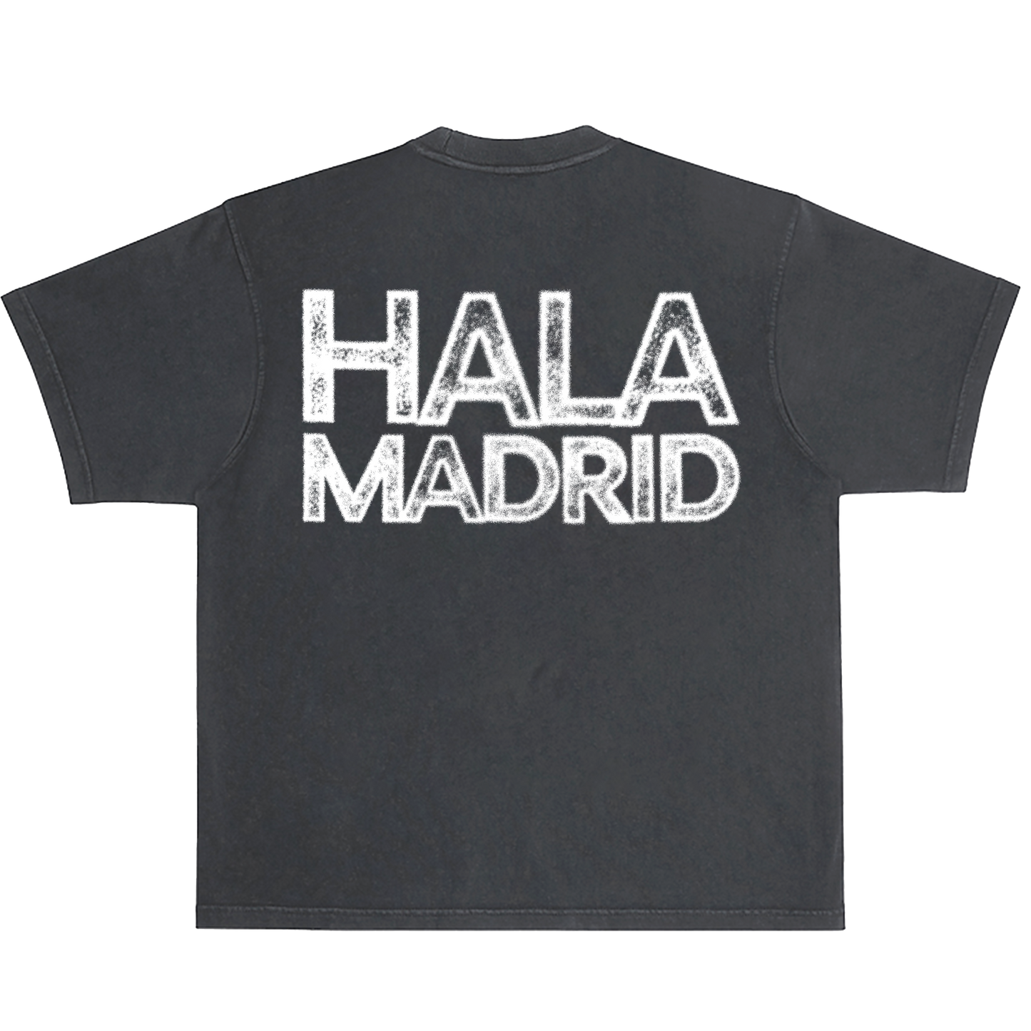 MADRID 2018 VINTAGE BLACK TEE
