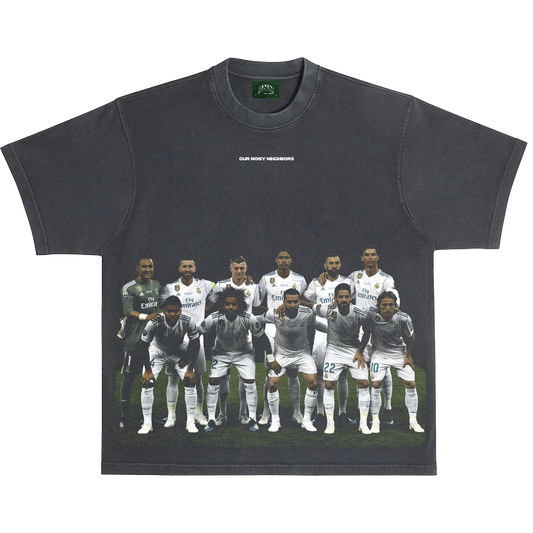 MADRID 2018 VINTAGE BLACK TEE