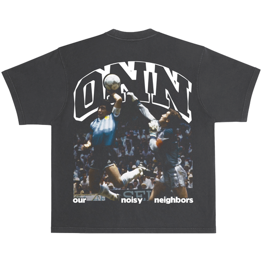 HAND OF GOD VINTAGE BLACK TEE