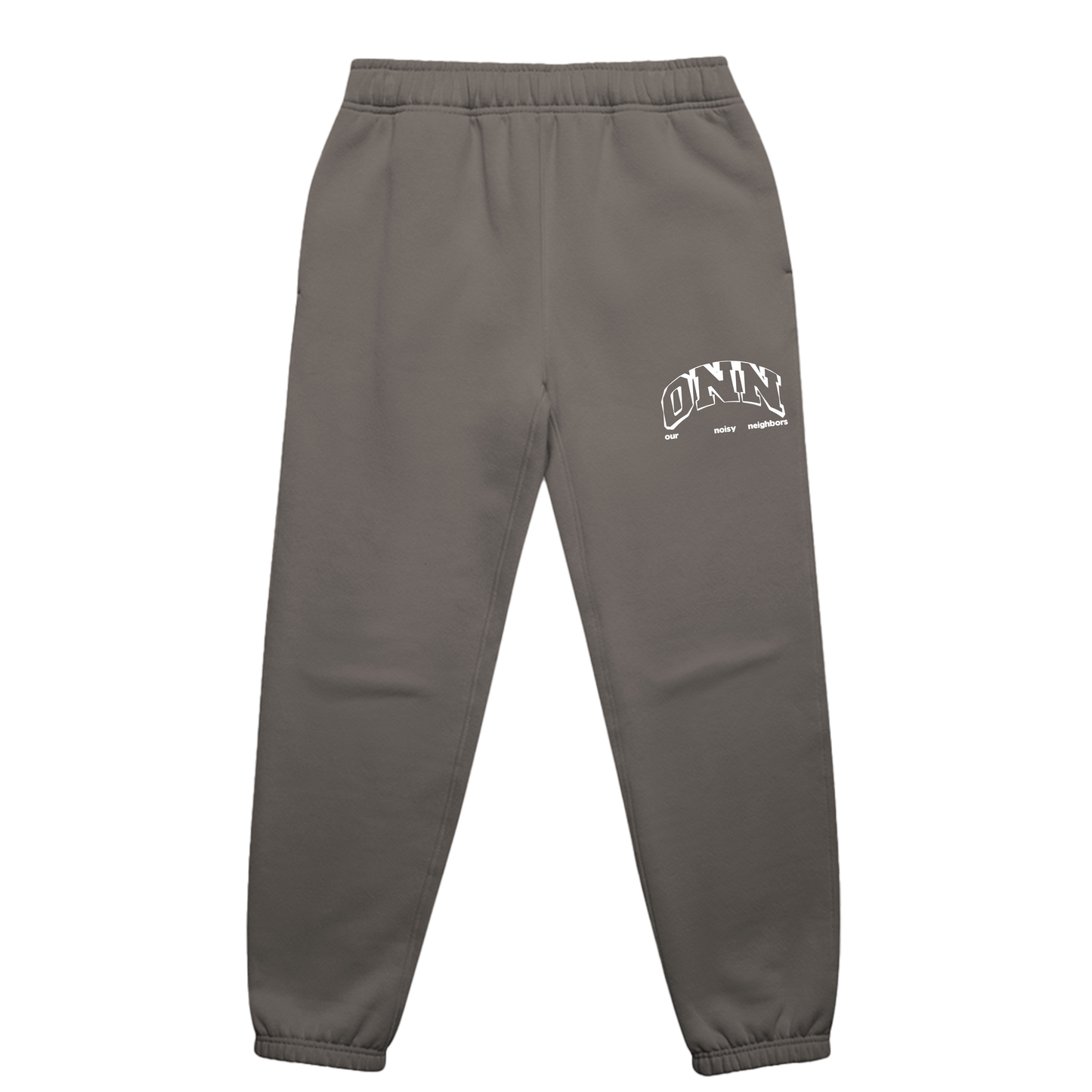 LOGO FADED GREY PANTS