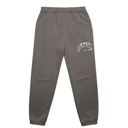 LOGO FADED GREY PANTS