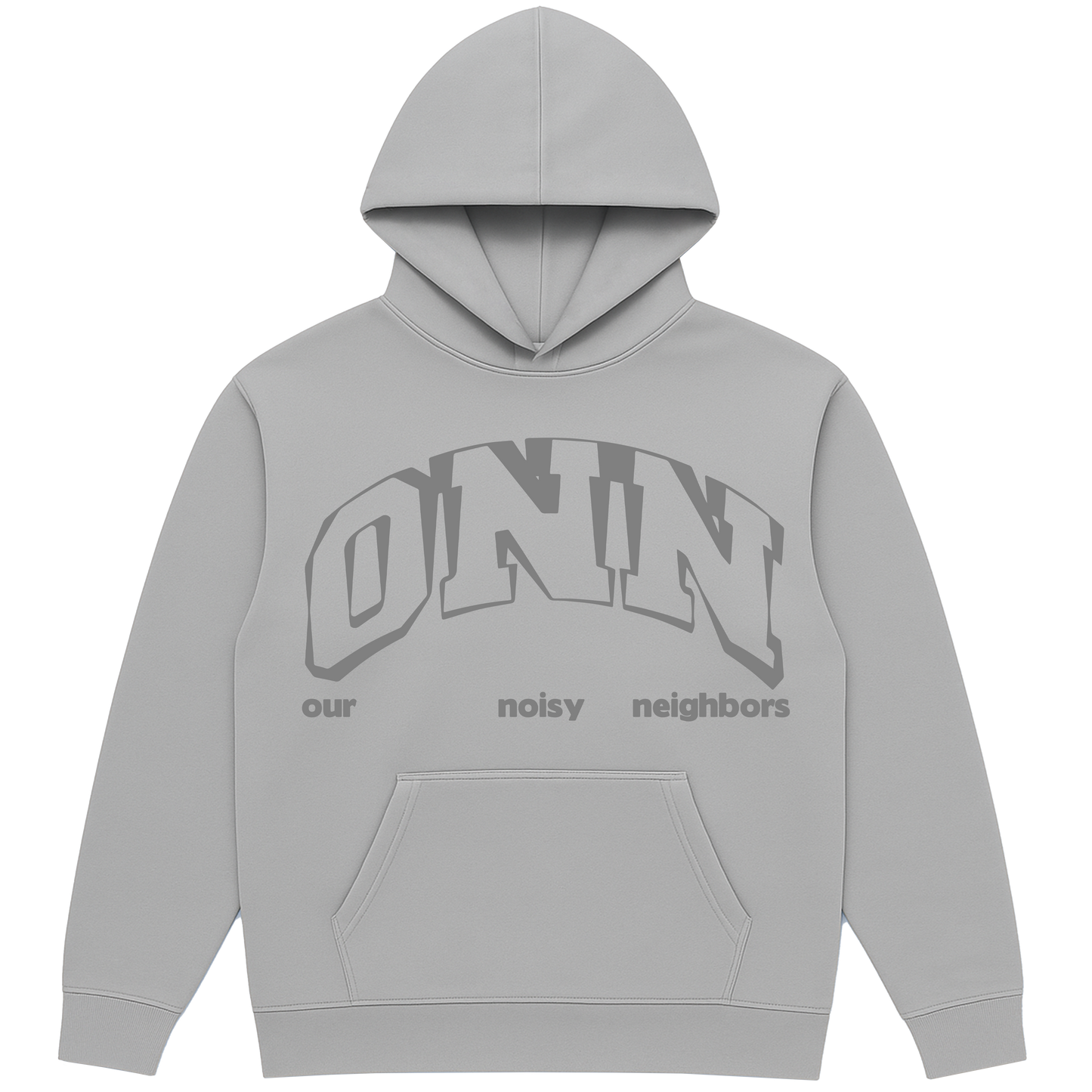 LOGO GREY HOODIE