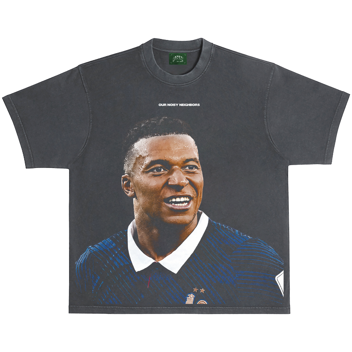 MBAPPE WC 26 VINTAGE BLACK TEE