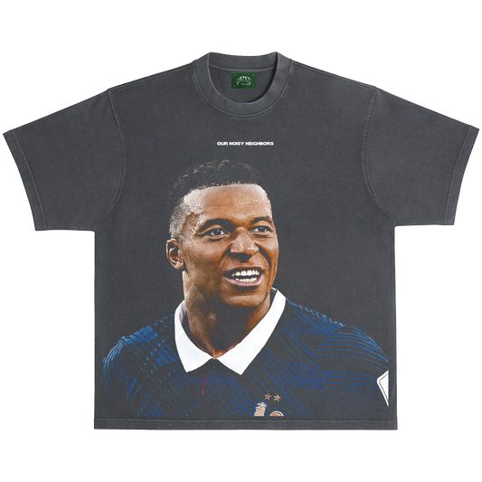MBAPPE WC 26 VINTAGE BLACK TEE