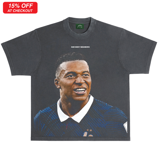 MBAPPE WC 26 VINTAGE BLACK TEE