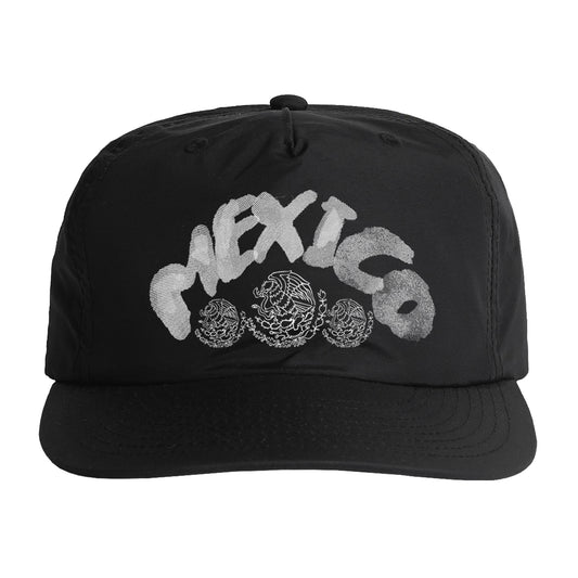 GORRA MX DE NYLON NEGRA