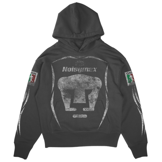 NOISYMEX VINTAGE BLACK HOODIE
