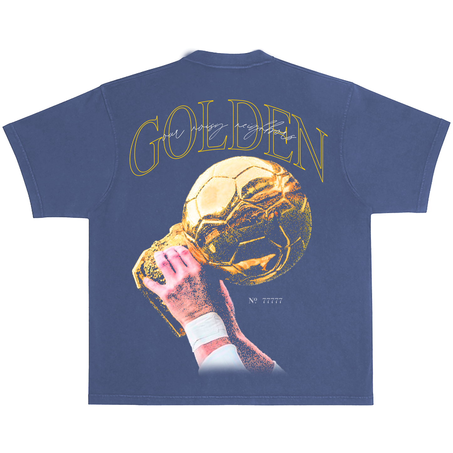 Camiseta dorada
