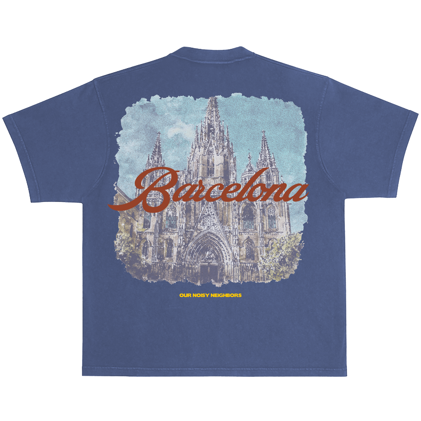 Barcelona Tee - Marlin Blue