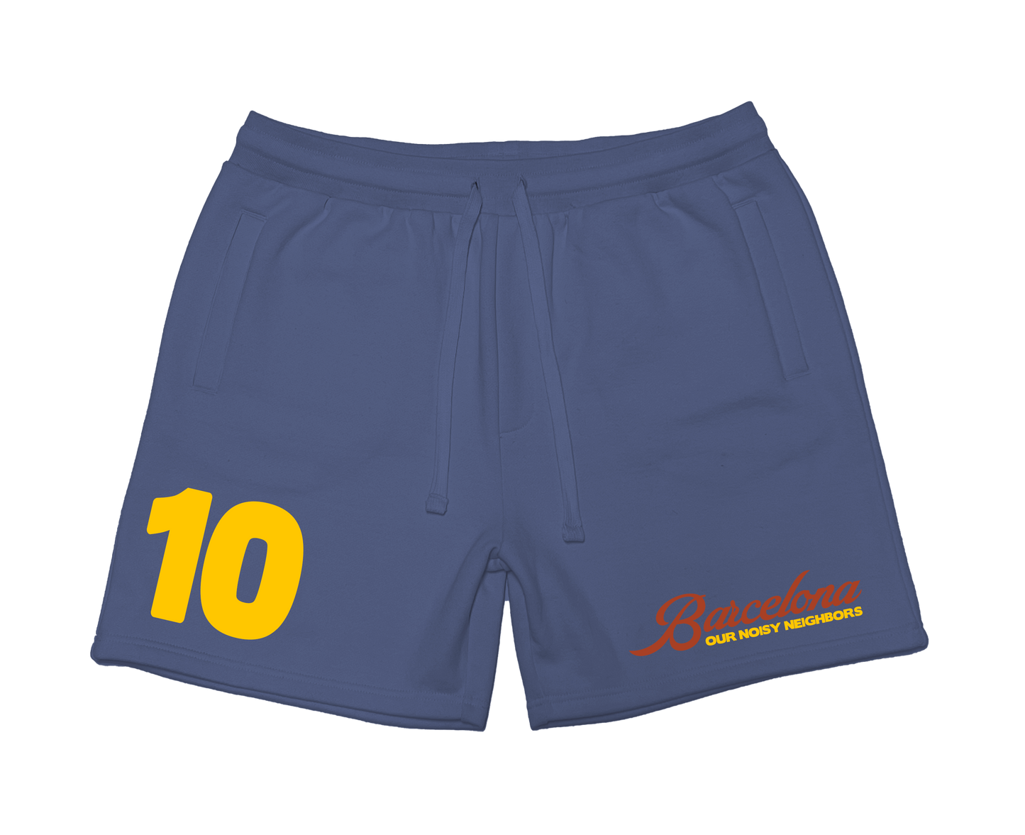 Pantalones cortos de tejido polar de peso pesado de Barcelona 