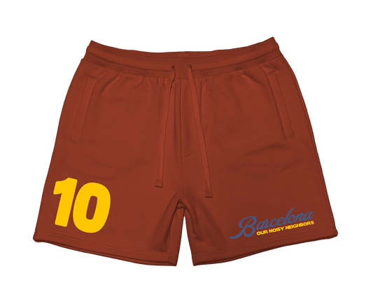 Pantalones cortos de tejido polar de peso pesado de Barcelona
