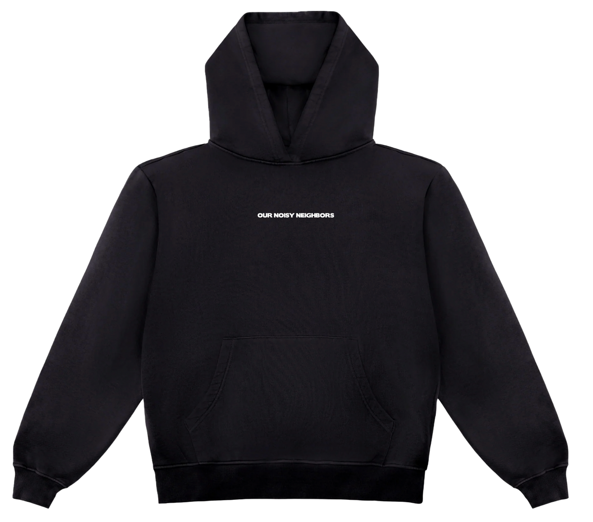 ONN LOGO JET BLACK HOODIE