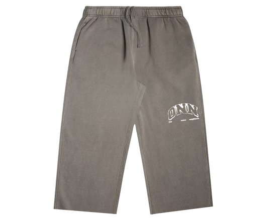 ONN LOGO FADED GREY THREE-QUARTERS SHORTS