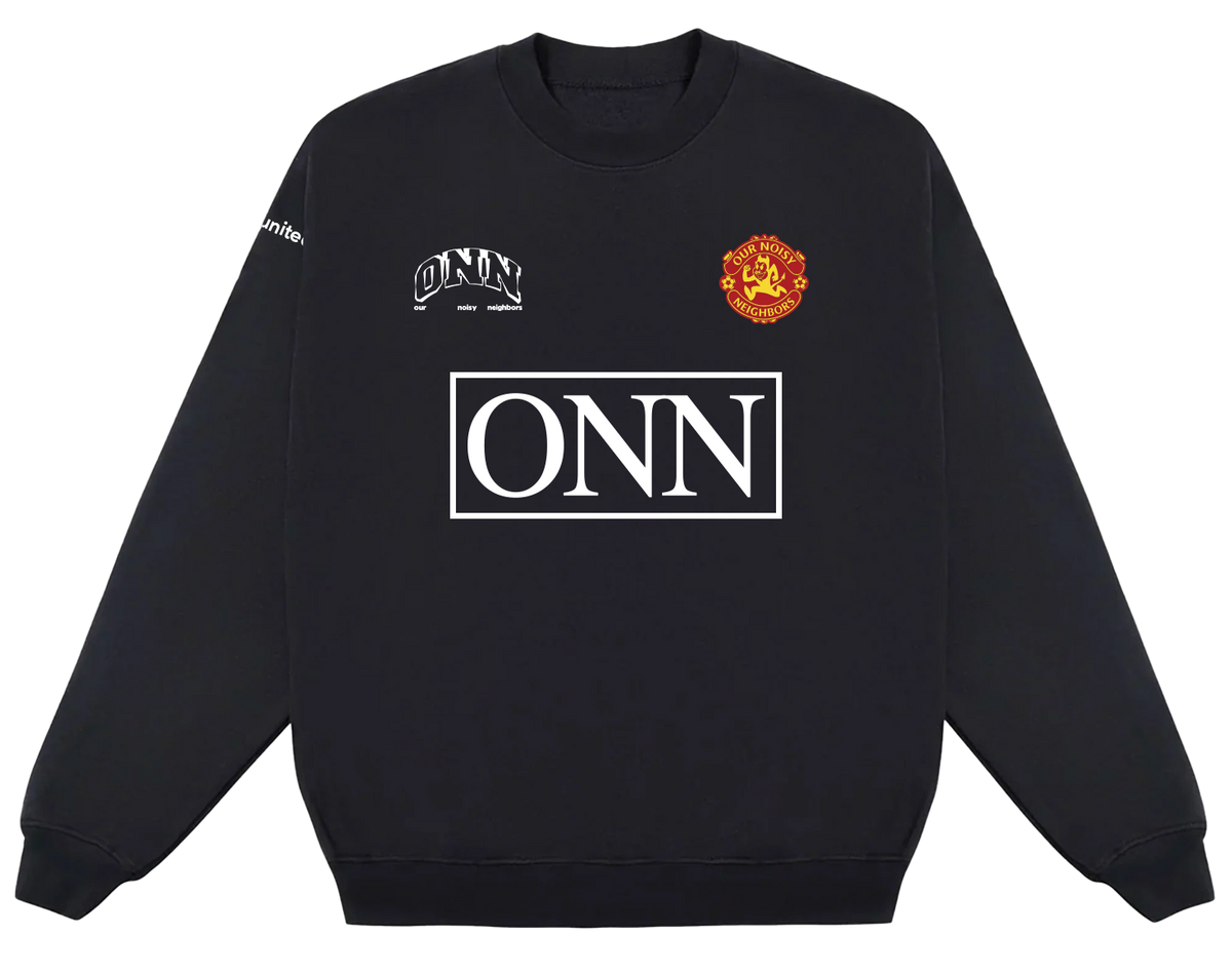 ONN UNITED TRAINING CREWNECK BLACK SWEATSHIRT