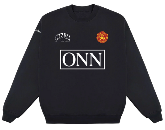 ONN UNITED TRAINING CREWNECK BLACK SWEATSHIRT