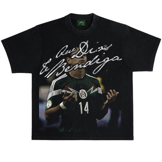 QUE DIOS TE BENDIGA BLACK TEE