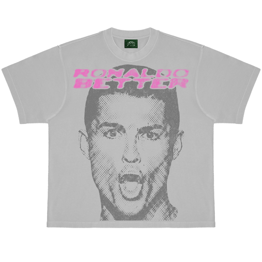 RONALDO BETTER ASH GREY TEE
