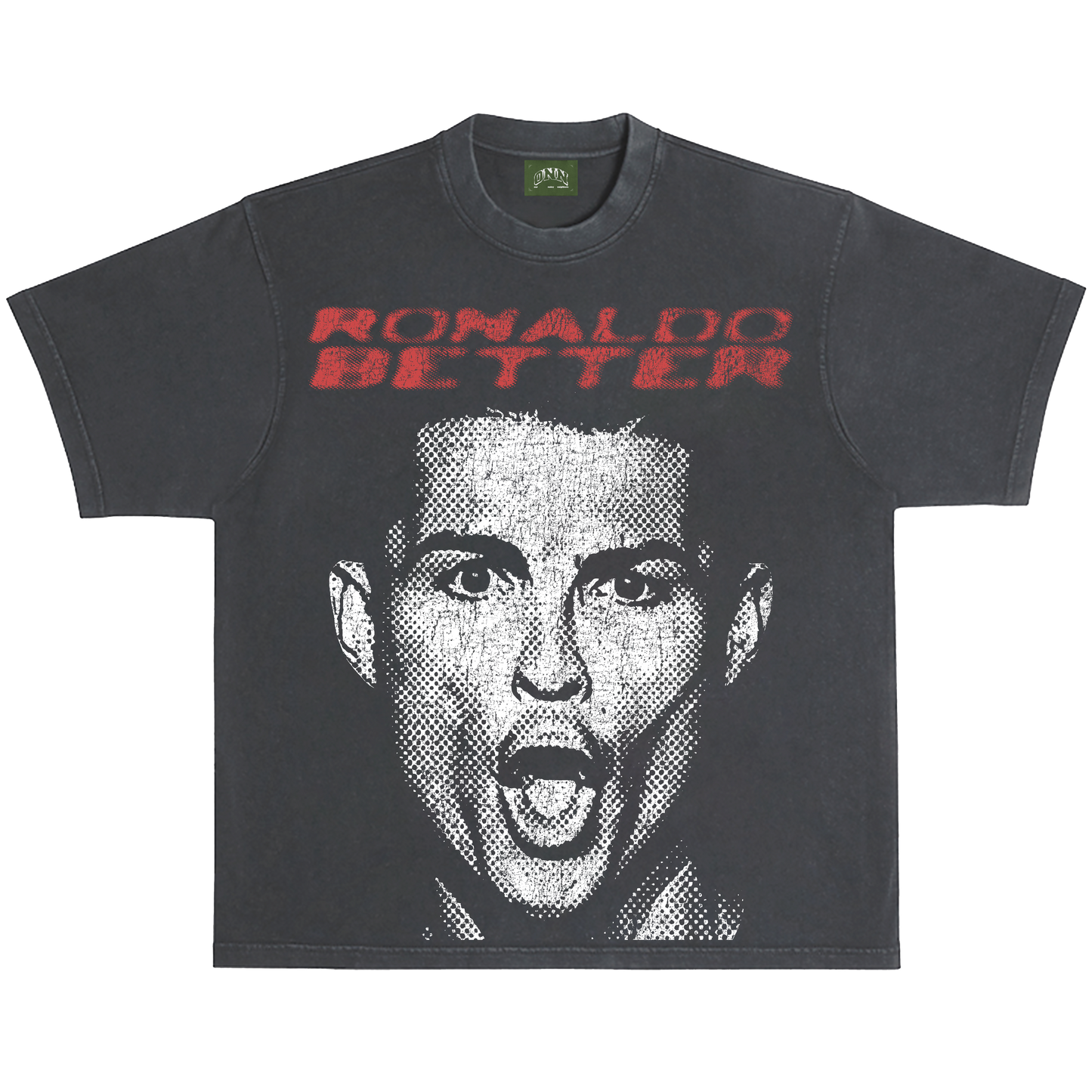 RONALDO BETTER VINTAGE BLACK TEE