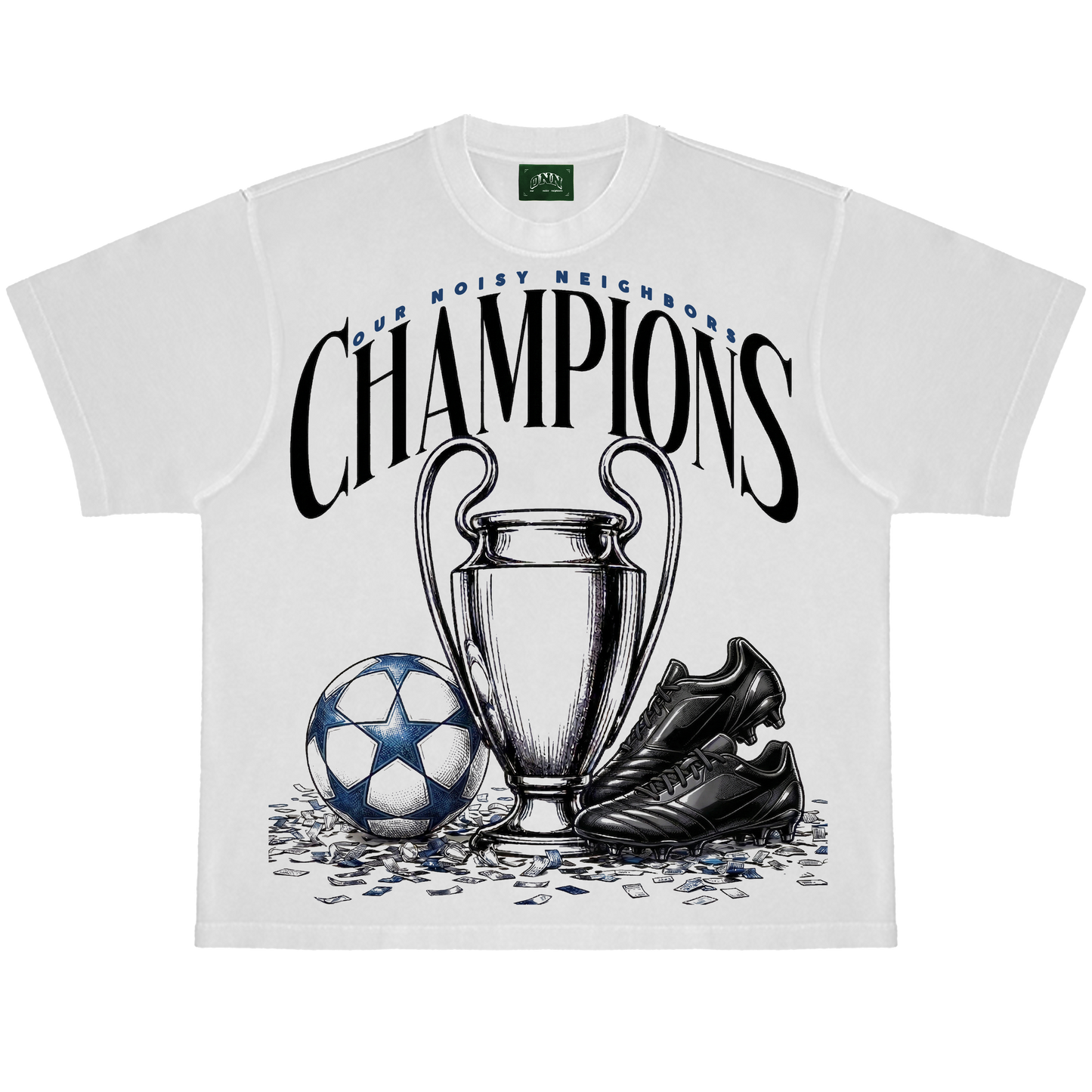 THE CHAMPIONS WHITE TEE